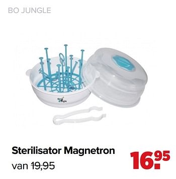 Aanbiedingen Sterilisator magnetron - Bo Jungle - Geldig van 07/06/2021 tot 03/07/2021 bij Baby-Dump