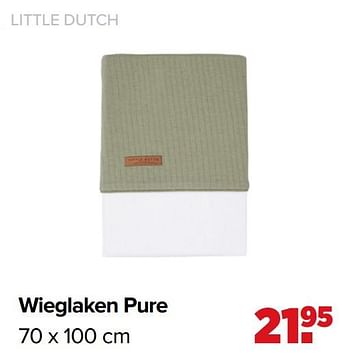 Aanbiedingen Wieglaken pure - Little Dutch - Geldig van 07/06/2021 tot 03/07/2021 bij Baby-Dump