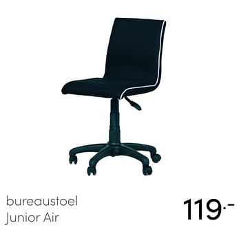 Aanbiedingen Bureaustoel junior air - Huismerk - Baby &amp; Tiener Megastore - Geldig van 13/06/2021 tot 19/06/2021 bij Baby & Tiener Megastore