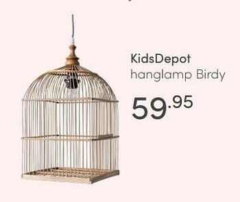 Aanbiedingen Kidsdepot hanglamp birdy - KidsDepot  - Geldig van 13/06/2021 tot 19/06/2021 bij Baby & Tiener Megastore