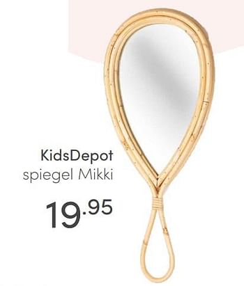 Aanbiedingen Kidsdepot spiegel mikki - KidsDepot  - Geldig van 13/06/2021 tot 19/06/2021 bij Baby & Tiener Megastore