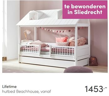 Aanbiedingen Lifetime hutbed beachhouse - Lifetime - Geldig van 13/06/2021 tot 19/06/2021 bij Baby & Tiener Megastore