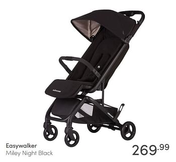 Aanbiedingen Easywalker miley night black - Easywalker - Geldig van 13/06/2021 tot 19/06/2021 bij Baby & Tiener Megastore