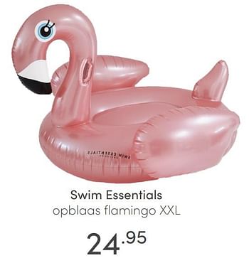 Aanbiedingen Swim essentials opblaas flamingo xxl - Swim Essentials - Geldig van 13/06/2021 tot 19/06/2021 bij Baby & Tiener Megastore