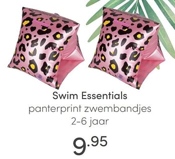 Aanbiedingen Swim essentials panterprint zwembandjes - Swim Essentials - Geldig van 13/06/2021 tot 19/06/2021 bij Baby & Tiener Megastore