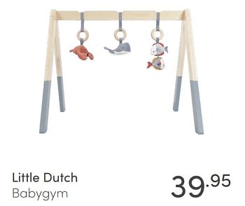 Aanbiedingen Little dutch babygym - Little Dutch - Geldig van 13/06/2021 tot 19/06/2021 bij Baby & Tiener Megastore