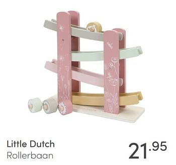 Aanbiedingen Little dutch rollerbaan - Little Dutch - Geldig van 13/06/2021 tot 19/06/2021 bij Baby & Tiener Megastore