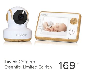 Aanbiedingen Luvion camera essential limited edition - Luvion - Geldig van 13/06/2021 tot 19/06/2021 bij Baby & Tiener Megastore