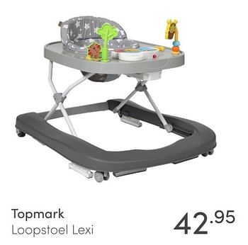 Aanbiedingen Topmark loopstoel lexi - Topmark - Geldig van 13/06/2021 tot 19/06/2021 bij Baby & Tiener Megastore