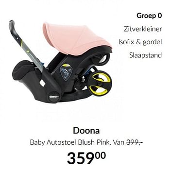 Aanbiedingen Doona baby autostoel blush pink - Doona - Geldig van 15/06/2021 tot 19/07/2021 bij Babypark