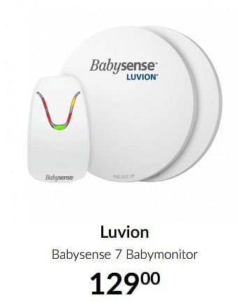 Aanbiedingen Luvion babysense 7 babymonitor - Luvion - Geldig van 15/06/2021 tot 19/07/2021 bij Babypark