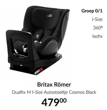 Aanbiedingen Britax römer dualfix m i-size autostoeltje cosmos black - Britax - Geldig van 15/06/2021 tot 19/07/2021 bij Babypark