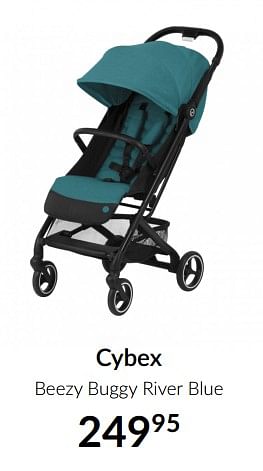 Aanbiedingen Cybex beezy buggy river blue - Cybex - Geldig van 15/06/2021 tot 19/07/2021 bij Babypark