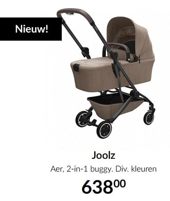 Aanbiedingen Joolz aer, 2-in-1 buggy - Joolz - Geldig van 15/06/2021 tot 19/07/2021 bij Babypark