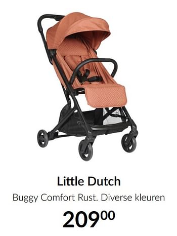 Aanbiedingen Little dutch buggy comfort rust - Little Dutch - Geldig van 15/06/2021 tot 19/07/2021 bij Babypark