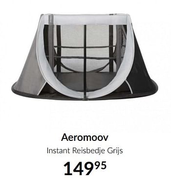 Aanbiedingen Aeromoov instant reisbedje grijs - Aeromoov - Geldig van 15/06/2021 tot 19/07/2021 bij Babypark