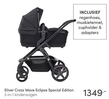 Aanbiedingen Silver cross wave eclipse special edition 2-in-1 kinderwagen - Silver Cross - Geldig van 20/06/2021 tot 26/06/2021 bij Baby & Tiener Megastore