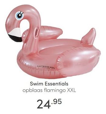 Aanbiedingen Swim essentials opblaas flamingo xxl - Swim Essentials - Geldig van 20/06/2021 tot 26/06/2021 bij Baby & Tiener Megastore