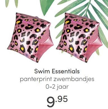Aanbiedingen Swim essentials panterprint zwembandjes - Swim Essentials - Geldig van 20/06/2021 tot 26/06/2021 bij Baby & Tiener Megastore