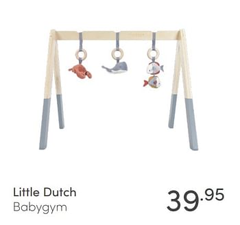 Aanbiedingen Little dutch babygym - Little Dutch - Geldig van 20/06/2021 tot 26/06/2021 bij Baby & Tiener Megastore