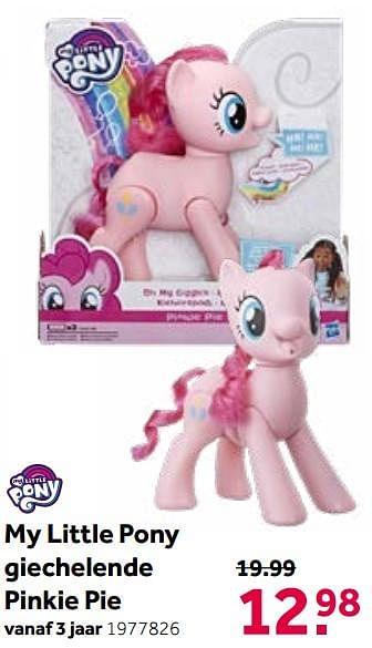 Aanbiedingen My little pony giechelende pinkie pie - My Little Pony - Geldig van 19/06/2021 tot 04/07/2021 bij Intertoys