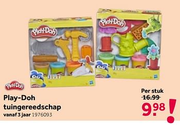 Aanbiedingen Play-doh tuingereedschap - Play-Doh - Geldig van 19/06/2021 tot 04/07/2021 bij Intertoys