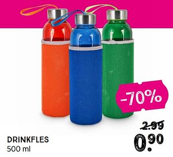 Aanbiedingen Drinkfles - Huismerk - Xenos - Geldig van 21/06/2021 tot 04/07/2021 bij Xenos