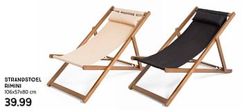 Aanbiedingen Strandstoel rimini - Huismerk - Xenos - Geldig van 21/06/2021 tot 04/07/2021 bij Xenos
