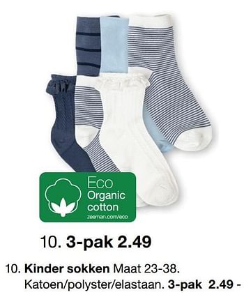 Aanbiedingen Kinder sokken - Huismerk - Zeeman  - Geldig van 01/02/2021 tot 30/06/2021 bij Zeeman