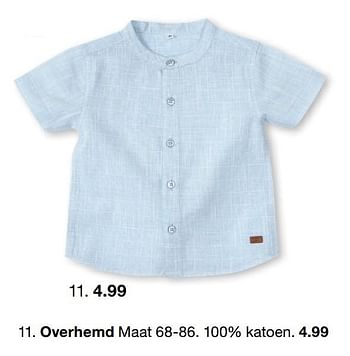Aanbiedingen Overhemd - Huismerk - Zeeman  - Geldig van 01/02/2021 tot 30/06/2021 bij Zeeman