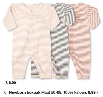 Aanbiedingen Newborn boxpak - Huismerk - Zeeman  - Geldig van 01/02/2021 tot 30/06/2021 bij Zeeman