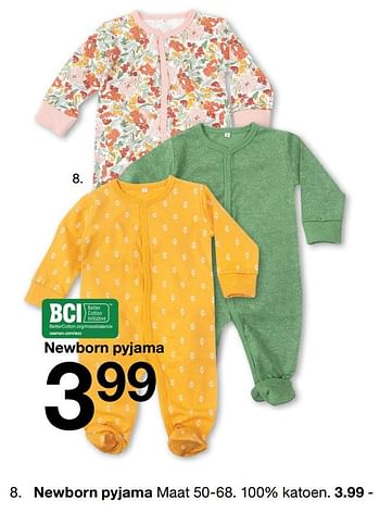Aanbiedingen Newborn pyjama - Huismerk - Zeeman  - Geldig van 01/02/2021 tot 30/06/2021 bij Zeeman
