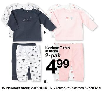 Aanbiedingen Newborn broek - Huismerk - Zeeman  - Geldig van 01/02/2021 tot 30/06/2021 bij Zeeman
