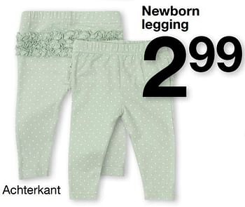 Aanbiedingen Newborn legging - Huismerk - Zeeman  - Geldig van 01/02/2021 tot 30/06/2021 bij Zeeman