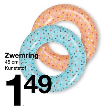 Aanbiedingen Zwemring - Huismerk - Zeeman  - Geldig van 01/02/2021 tot 30/06/2021 bij Zeeman