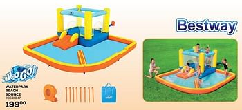 Aanbiedingen Waterpark beach bounce - BestWay - Geldig van 22/06/2021 tot 27/07/2021 bij Supra Bazar