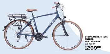 Aanbiedingen Minerva e-bike herenfiets estrel - Minerva - Geldig van 22/06/2021 tot 27/07/2021 bij Supra Bazar