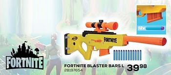 Aanbiedingen Fortnite blaster bars l - Hasbro - Geldig van 22/06/2021 tot 27/07/2021 bij Supra Bazar