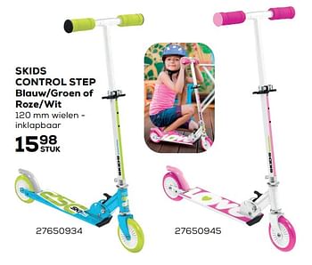 Aanbiedingen Skids control step blauw-groen of roze-wit - Skids Control - Geldig van 22/06/2021 tot 27/07/2021 bij Supra Bazar