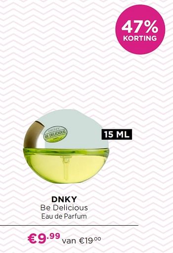Aanbiedingen Dnky be delicious eau de parfum - DKNY - Geldig van 21/06/2021 tot 04/07/2021 bij Ici Paris XL
