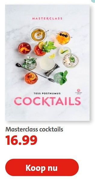Aanbiedingen Masterclass cocktails - Huismerk-Bruna - Geldig van 21/06/2021 tot 18/07/2021 bij Bruna
