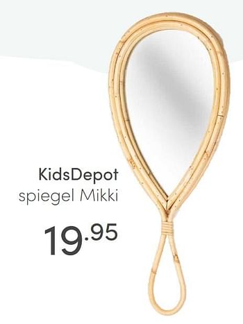 Aanbiedingen Kidsdepot spiegel mikki - KidsDepot  - Geldig van 27/06/2021 tot 03/07/2021 bij Baby & Tiener Megastore