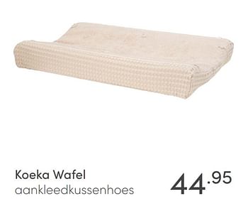 Aanbiedingen Koeka wafel aankleedkussenhoes - Koeka - Geldig van 27/06/2021 tot 03/07/2021 bij Baby & Tiener Megastore