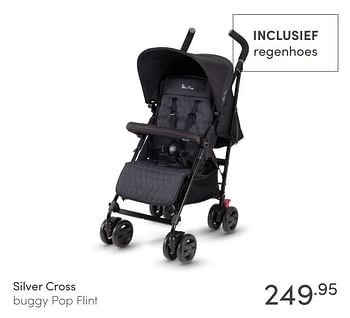 Aanbiedingen Silver cross buggy pop flint - Silver Cross - Geldig van 27/06/2021 tot 03/07/2021 bij Baby & Tiener Megastore