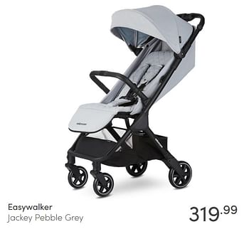 Aanbiedingen Easywalker jackey pebble grey - Easywalker - Geldig van 27/06/2021 tot 03/07/2021 bij Baby & Tiener Megastore