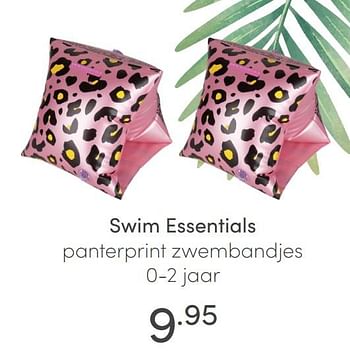 Aanbiedingen Swim essentials panterprint zwembandjes - Swim Essentials - Geldig van 27/06/2021 tot 03/07/2021 bij Baby & Tiener Megastore