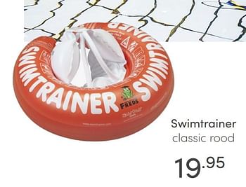Aanbiedingen Swimtrainer classic rood - Huismerk - Baby &amp; Tiener Megastore - Geldig van 27/06/2021 tot 03/07/2021 bij Baby & Tiener Megastore