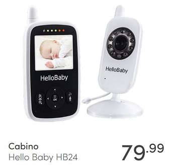 Aanbiedingen Cabino hello baby hb24 - Cabino - Geldig van 27/06/2021 tot 03/07/2021 bij Baby & Tiener Megastore