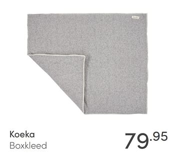 Aanbiedingen Koeka boxkleed - Koeka - Geldig van 27/06/2021 tot 03/07/2021 bij Baby & Tiener Megastore