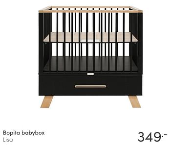 Aanbiedingen Bopita babybox lisa - Bopita - Geldig van 27/06/2021 tot 03/07/2021 bij Baby & Tiener Megastore